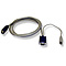 Sylphit Integrated USB KVM Cable, 10-feet