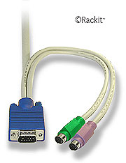 Sylphit Integrated 3-in-One PS/2-VGA KVM Cable