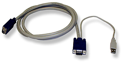 Sylphit Integrated 2-in-One USB-VGA KVM Cable