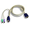 Sylphit Integrated PS/2 KVM Cable, 10-feet