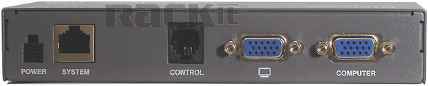 KVM Extender USB Receiver, back view