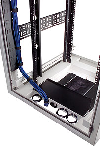 Plyant CL Rear Bottom Cable Entry Features Cable-Management Provisions